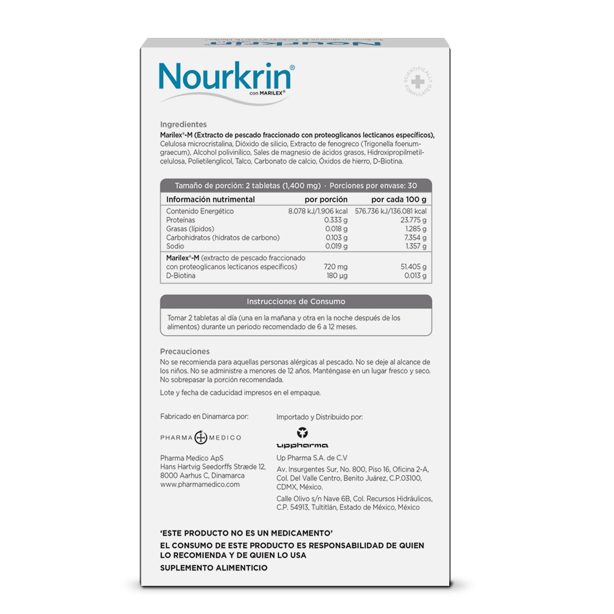 Nourkrin® Man Tratamiento Anticaída 60 Tabletas