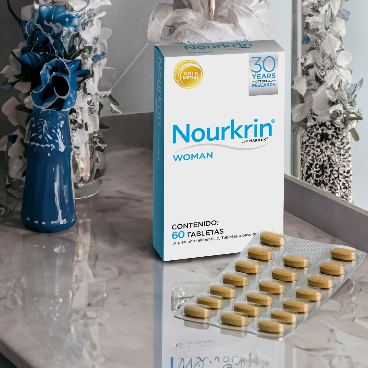 Nourkrin® Woman Tratamiento Anticaída de cabello con 60 Tabletas ...
