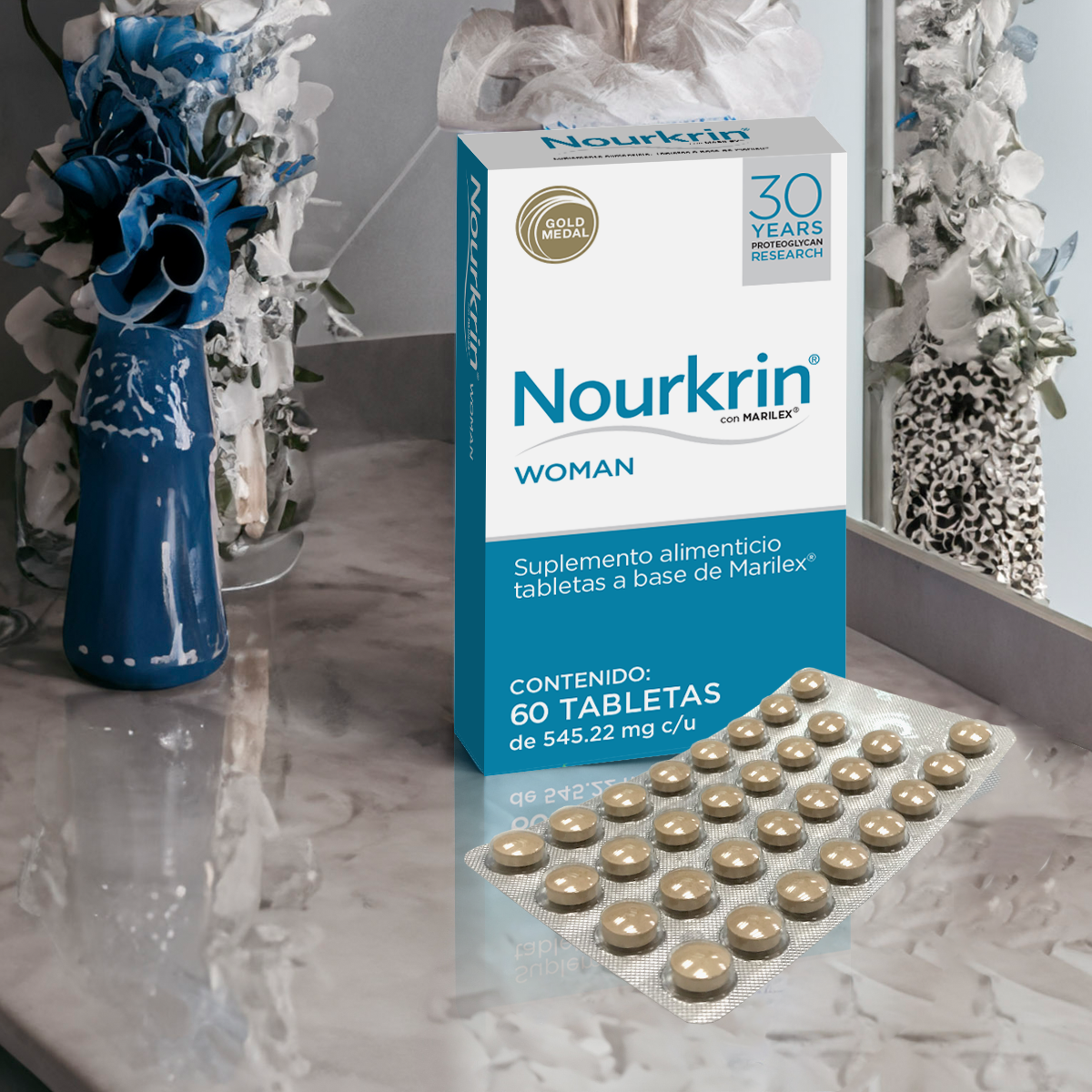 Nourkrin® Woman Tratamiento Anticaída 60 Tabletas